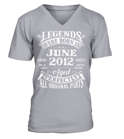 10th Birthday Gift Legends Born In May 2012 10 Years Old T Shirt V-Neck T-shirt