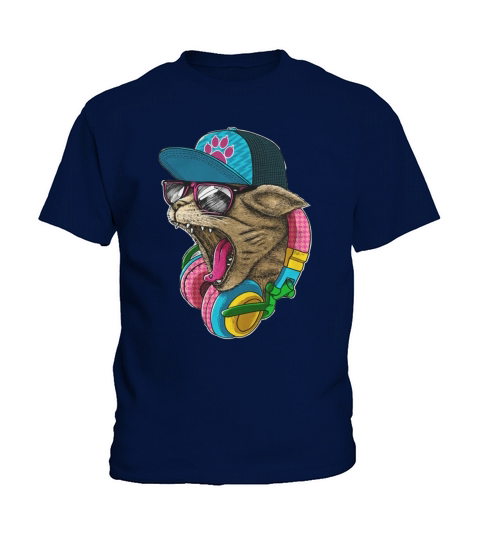 Cool and Wild Cat Kids T-Shirt