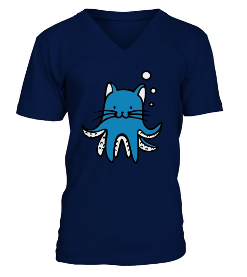 octopuss pun V-Neck T-shirt
