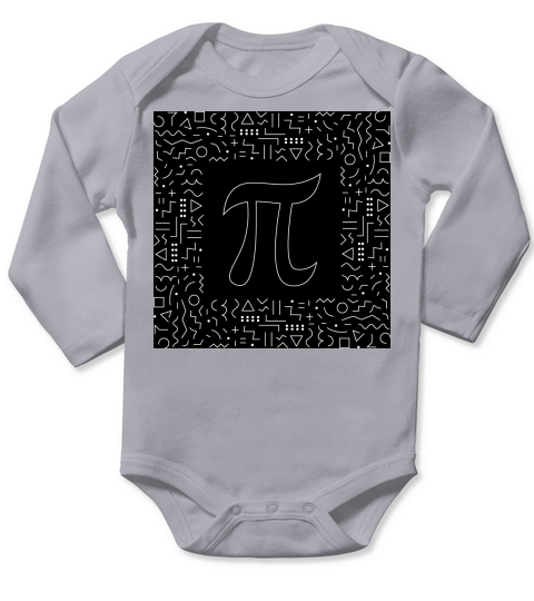Pi(5) Long Sleeve Baby One-Piece