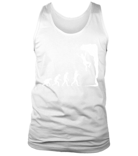Evolution of The Climber, Funny Rock Climbing Tank Top Unisex