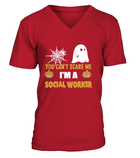 Social Worker Halloween T-shirt V-Neck T-shirt