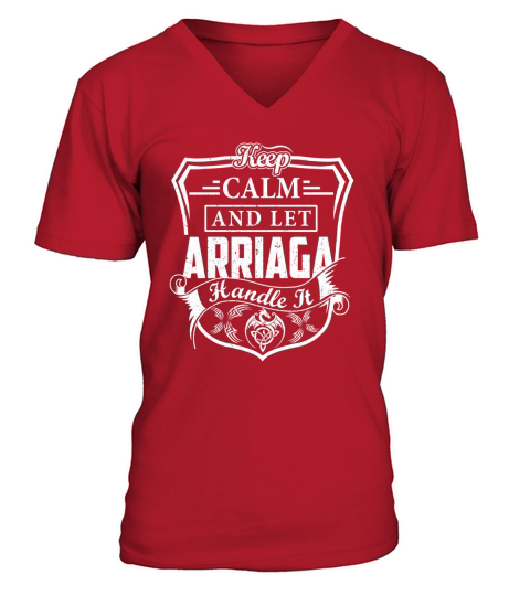ARRIAGA Last Name, Surname Tshirt V-Neck T-shirt