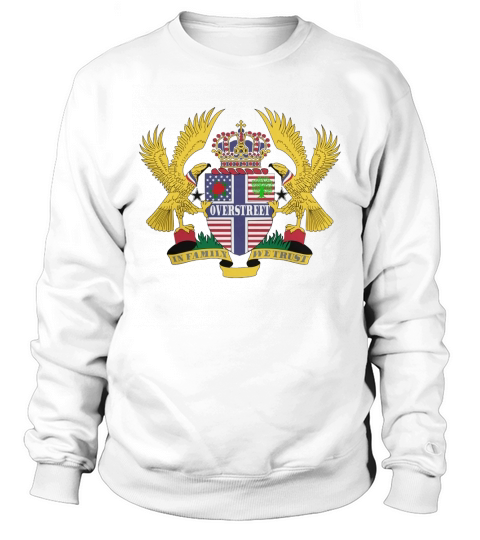 Overstreet Family Crest For American People Sweatshirt Unisex