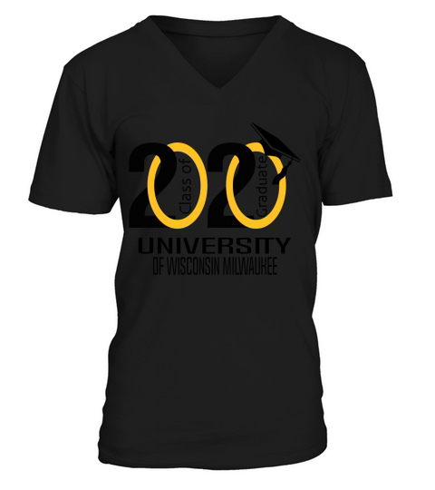 Class Of 2020 Graduation University Of Wisconsin Milwaukee V-Neck T-shirt