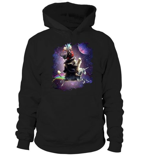 Cat Riding Chicken Turtle Panda Llama Unicorn shirt Hoodie Unisex