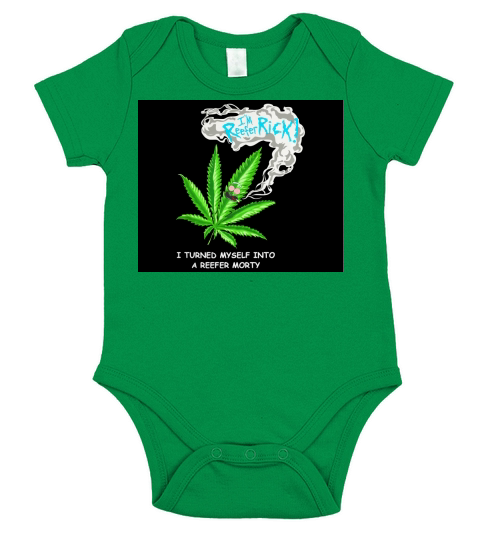 I’m reefer Rick I turned myself into a reefer Morty shirt - Mouse Pad Short Sleeve Baby One-Piece