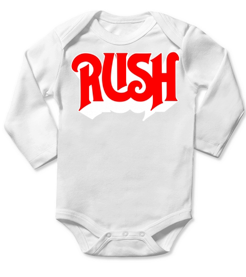 Rush Band Logo Long Sleeve Baby One-Piece