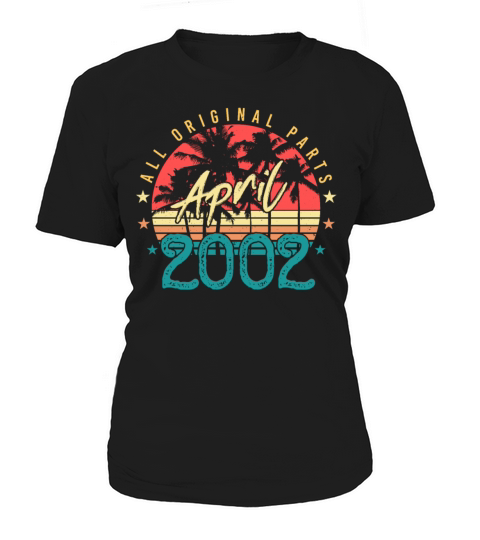 Born April 2002 Palm Trees Women's T-Shirt