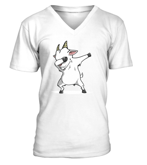 Funny Dabbing Goat Shirt V-Neck T-shirt