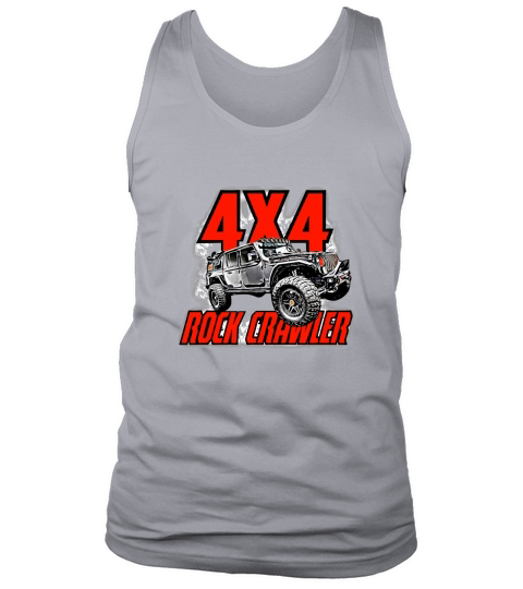 4X4 Offroad rock crawling crawler grafitti design Tank Top Unisex