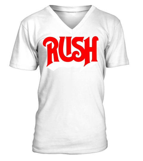 Rush Band Logo V-Neck T-shirt