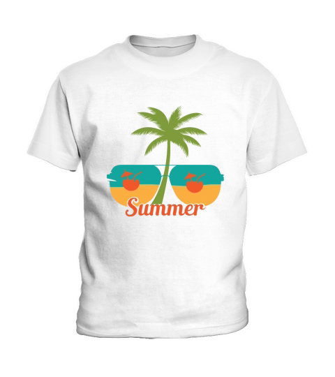 Summer Beach (2) Kids T-Shirt