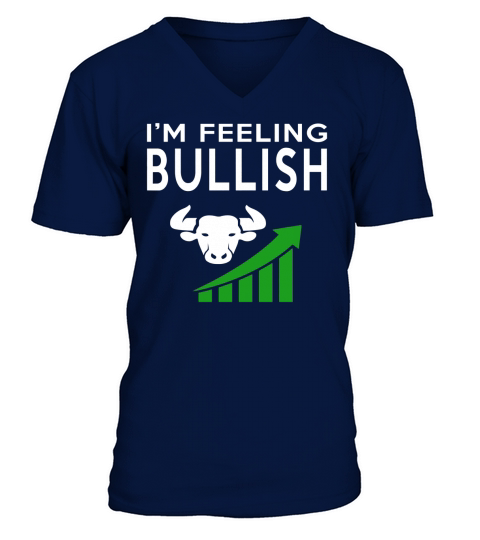 Wall Street Stock Market Bullish Trader - Men Women T-Shirt V-Neck T-shirt