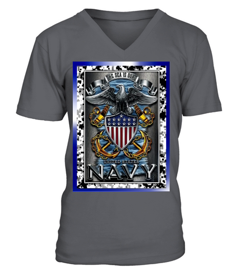 United States Navy Jigsaw Puzzle V-Neck T-shirt