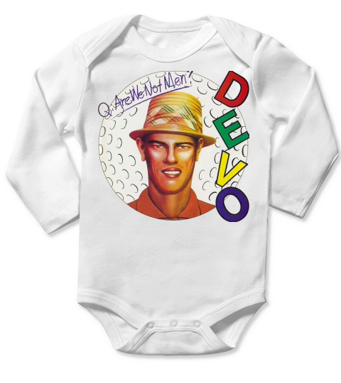 Devo Are We Not Men? Long Sleeve Baby One-Piece