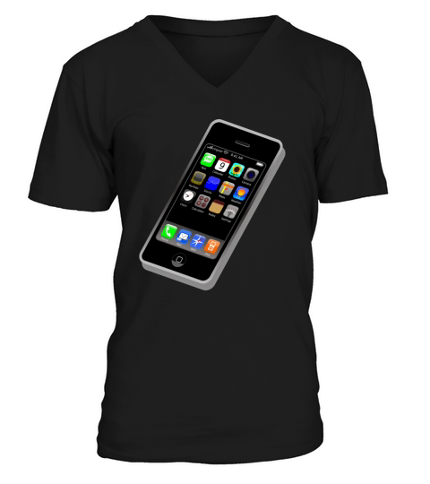 SmartPhone V-Neck T-shirt