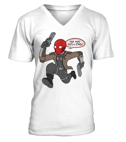 Red Hood- Time to Kill V-Neck T-shirt