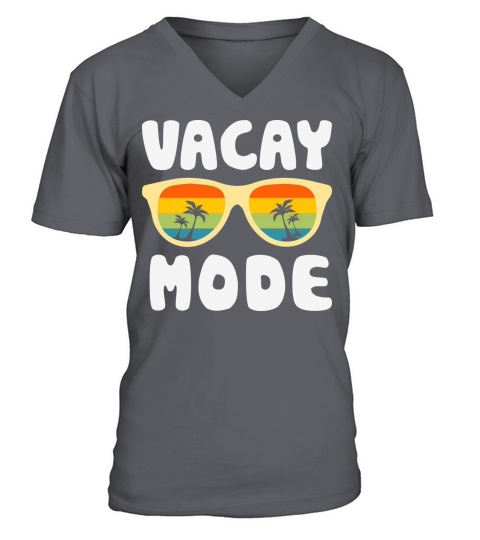 Vacation Summer Sunglasses Vacay Mode V-Neck T-shirt