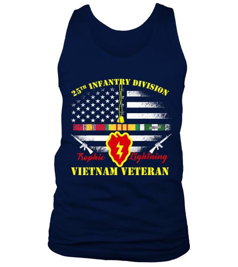 25th Infantry Division Vietnam Veteran Gift T-Shirt Tank Top Unisex