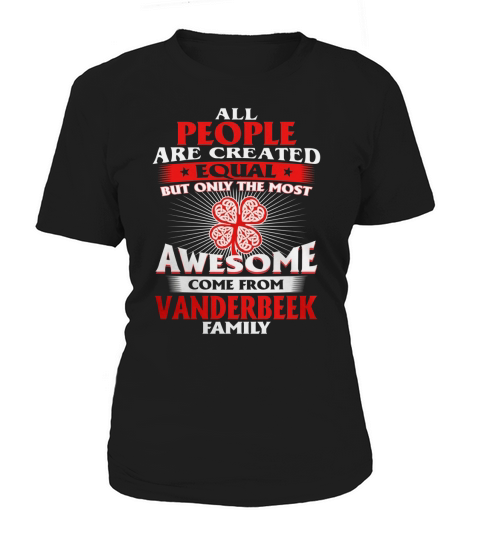 Its a Vanderbeek Thing You Wouldnt Understand - Name Custom T-Shirts Women's T-Shirt