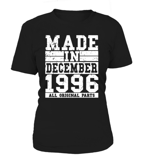 1996 Birthday December Vintage Saying Women's T-Shirt
