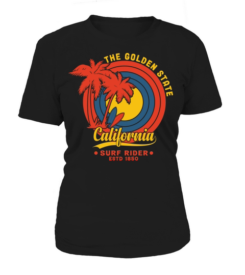 The golden state California furf rider estd 1850 Women's T-Shirt
