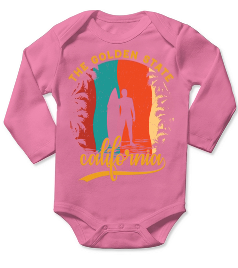 The golden state California Long Sleeve Baby One-Piece