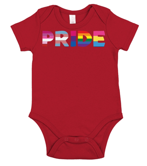 Pride LGBTQ Flag Trans Bisex Pan Support Short Sleeve Baby One-Piece