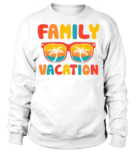 Retro Family Vacation Summer Sweatshirt Unisex