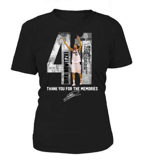 41 Dirk Nowitzki thank you for the memories - Baby Onesie Women's T-Shirt