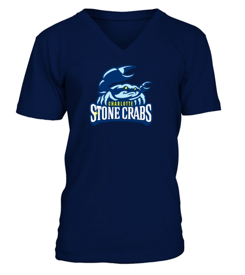 Charlotte Stone Crabs - Women’s V-Neck Tri-Blend T-Shirt V-Neck T-shirt