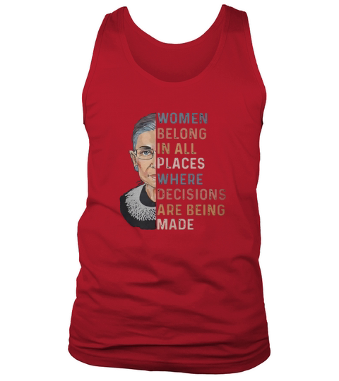 Ruth Bader Ginsburg RBG Tank Top Unisex