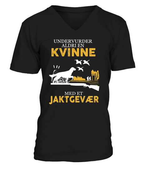 BEGRENSET OPPLAG - JAKT HETTEGENSER V-Neck T-shirt