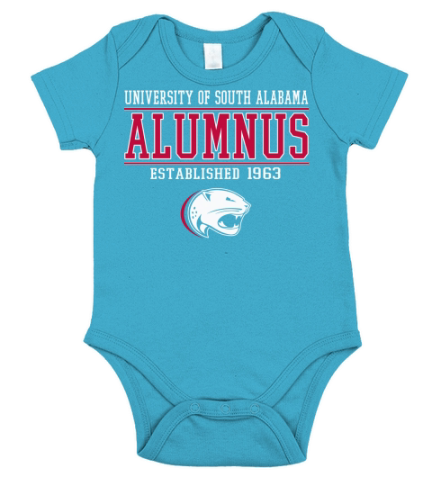 South Alabama Alumnus Short Sleeve Baby One-Piece