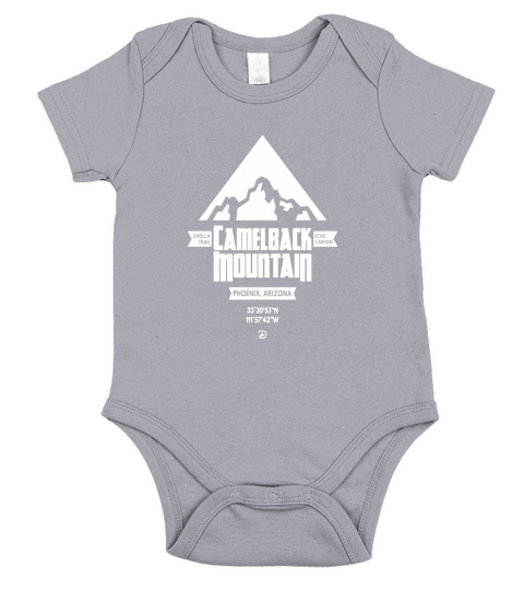 camelback mountain silhouette Short Sleeve Baby One-Piece