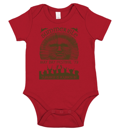 Summerisle May Day Festival 1973 T-Shirt Short Sleeve Baby One-Piece