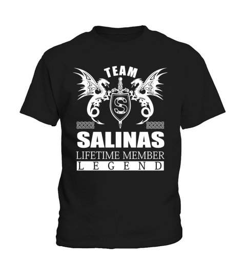 Team SALINAS Lifetime Member Legend Name Shirts Kids T-Shirt