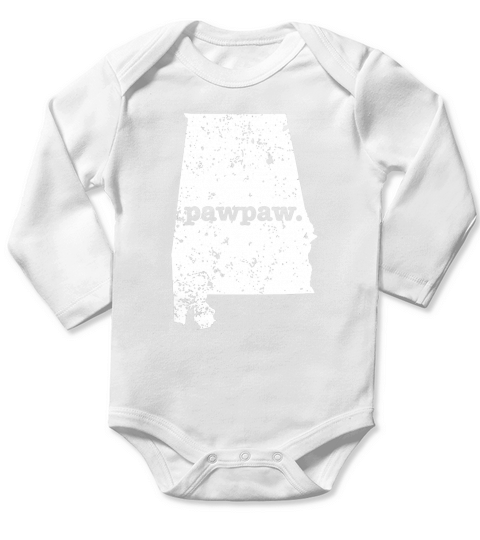 Pawpaw Alabama Best Grandpa Pawpaw T-Shirt Long Sleeve Baby One-Piece