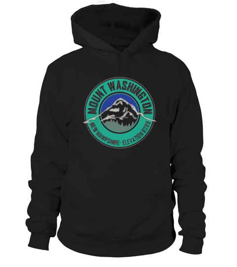 MOUNT WASHINGTON NEW HAMPSHIRE MOUNTAIN CLIMBING HIKING EXPLORE TEAL Graphic TShirt CHRISTMAS UGLY SWEATER Hoodie Unisex
