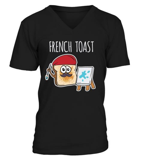 French Toast V-Neck T-shirt