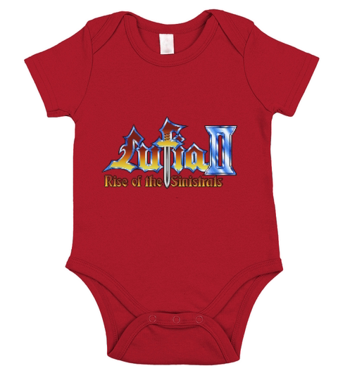 Lufia 2 (SNES) Title Screen shirt Short Sleeve Baby One-Piece