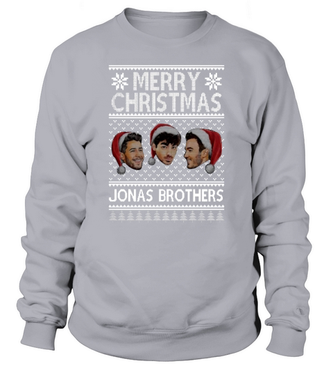 Merry Christmas Jonas Brothers Ugly Christmas Sweatshirt Unisex