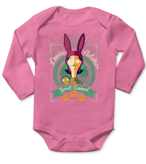 louise belcher is my spirit animal Long Sleeve Baby One-Piece