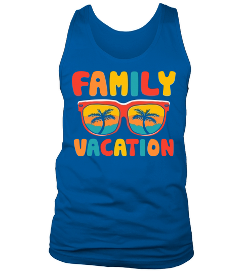 Retro Family Vacation Summer Tank Top Unisex