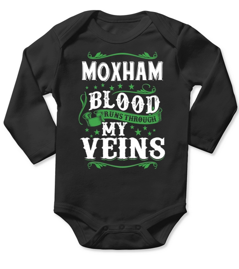 Vintage Tshirt for MOXHAM Long Sleeve Baby One-Piece