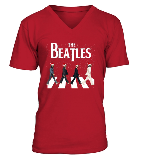 The Beatles Road Abbey Christmas shirt V-Neck T-shirt