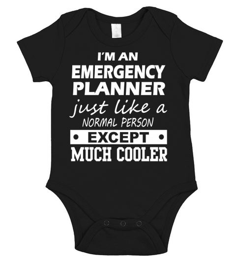 EMERGENCY PLANNER Cooler Short Sleeve Baby One-Piece