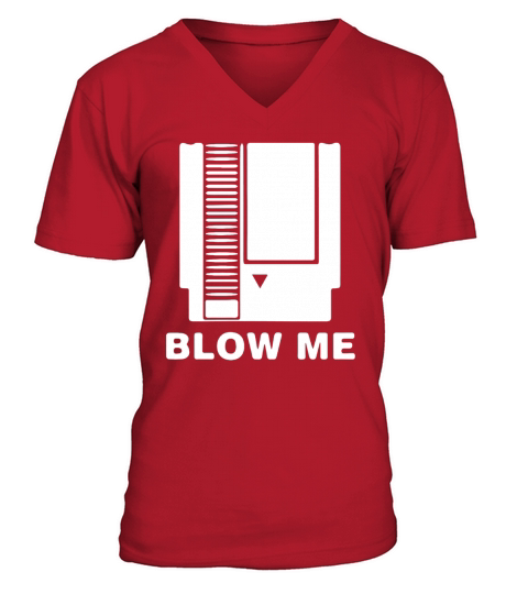 Blow Me Nintendo NES T-Shirt V-Neck T-shirt