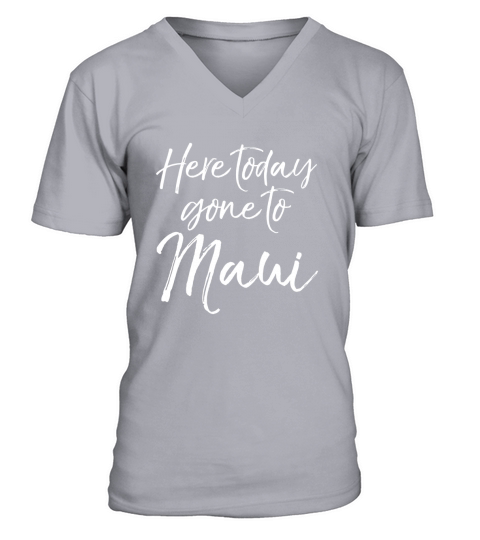 Funny Maui Vacation Shirt for Women Cute Hawaiian Hawaii Tee V-Neck T-shirt